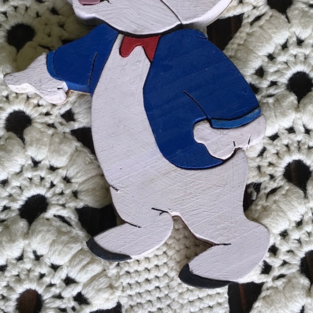 Looney Tunes Porky the Pig Woodwork Vintage Decor - Picture 6 of 10